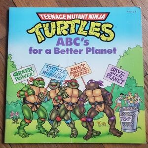 Teenage mutant ninja turtles ABC's for a‎ better planet paperback childrens book